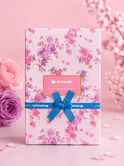 Stanley x LoveShackFancy Floral Quencher H2.0 Tumbler 40oz – Pink Lavender