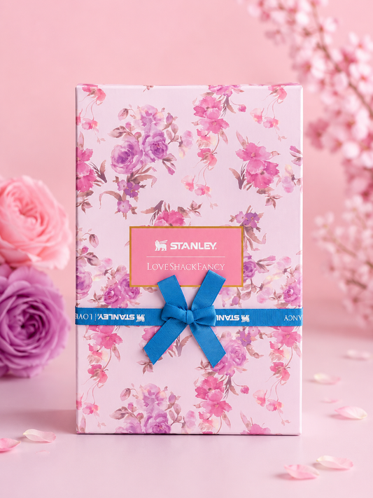 Stanley x LoveShackFancy Floral Quencher H2.0 Tumbler 40oz – Pink Lavender